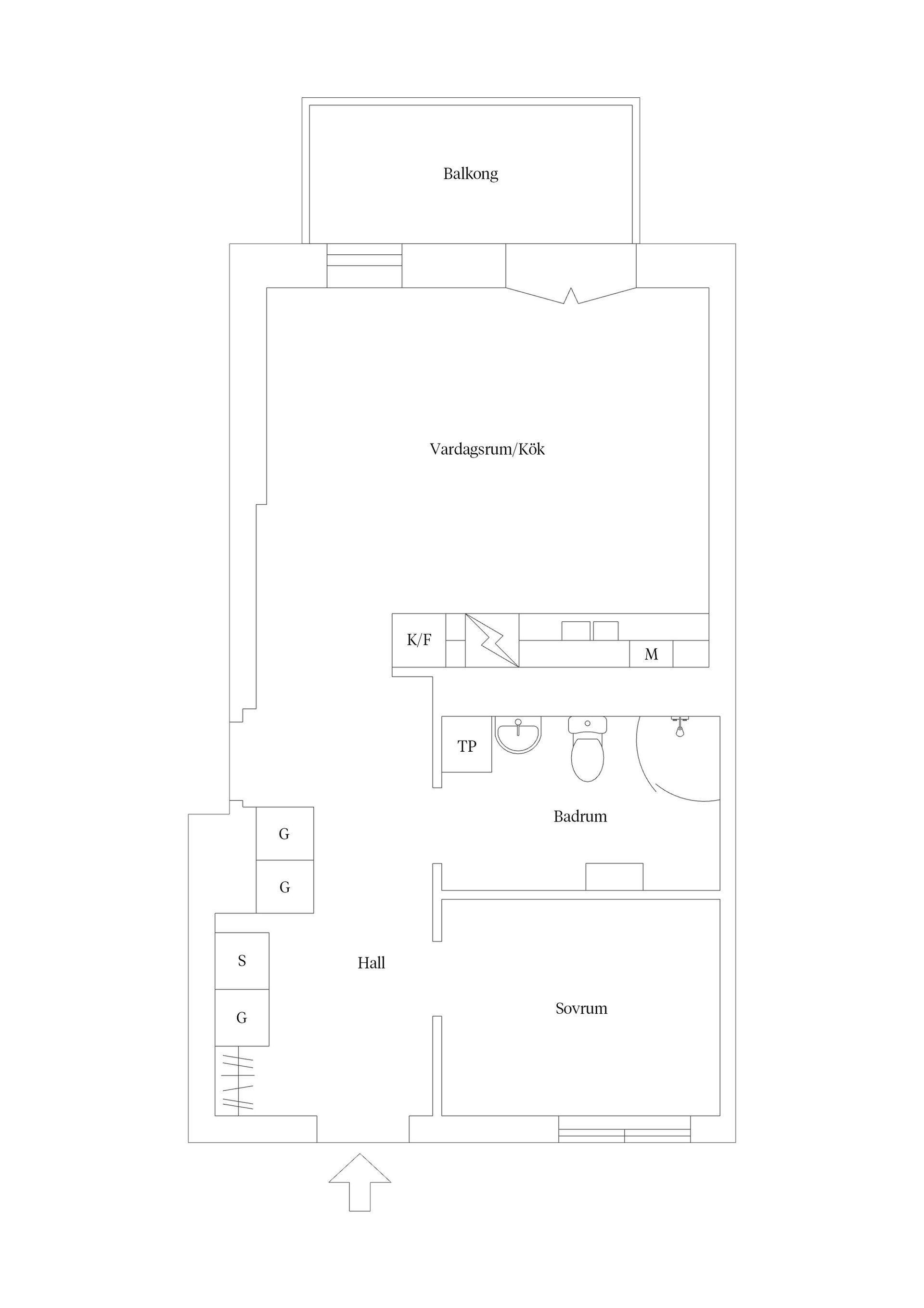 Bostadsrätt, Torkelsgatan 19G, Fålhagen, Uppsala