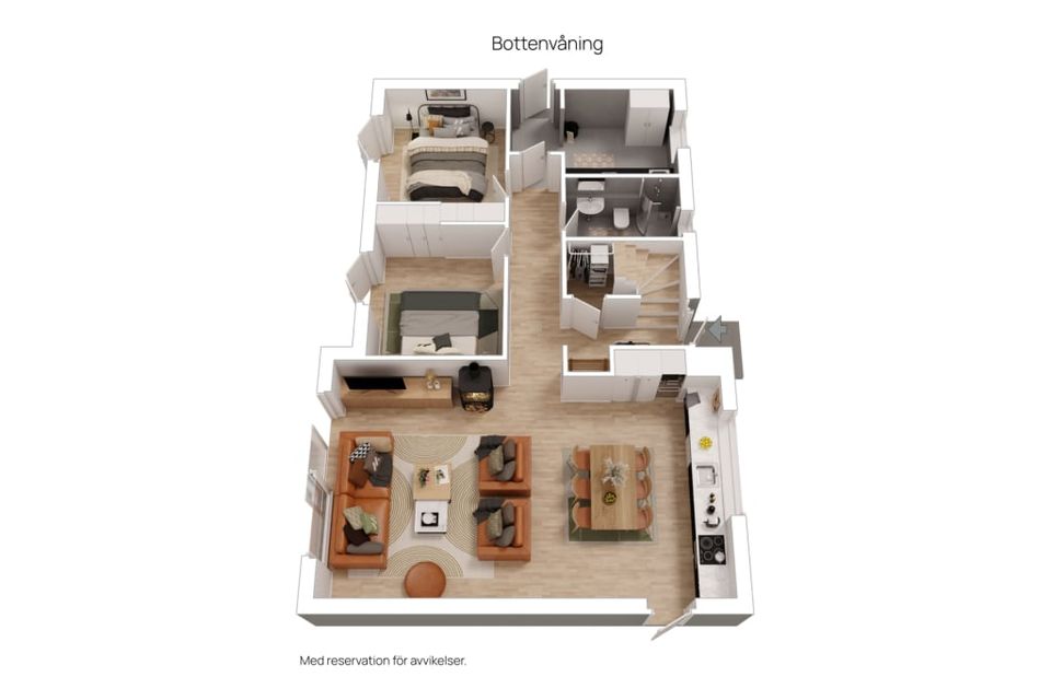 Villa, Evavägen 11, Hjälmarbaden, Örebro