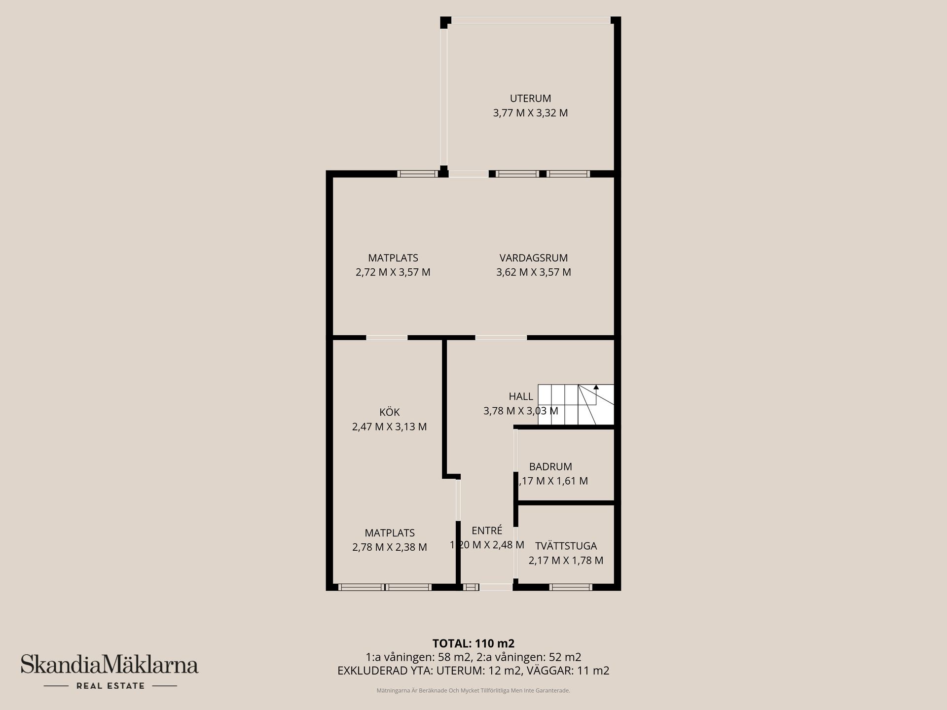 Radhus, Ulahallsvägen 42, Vä, Kristianstad