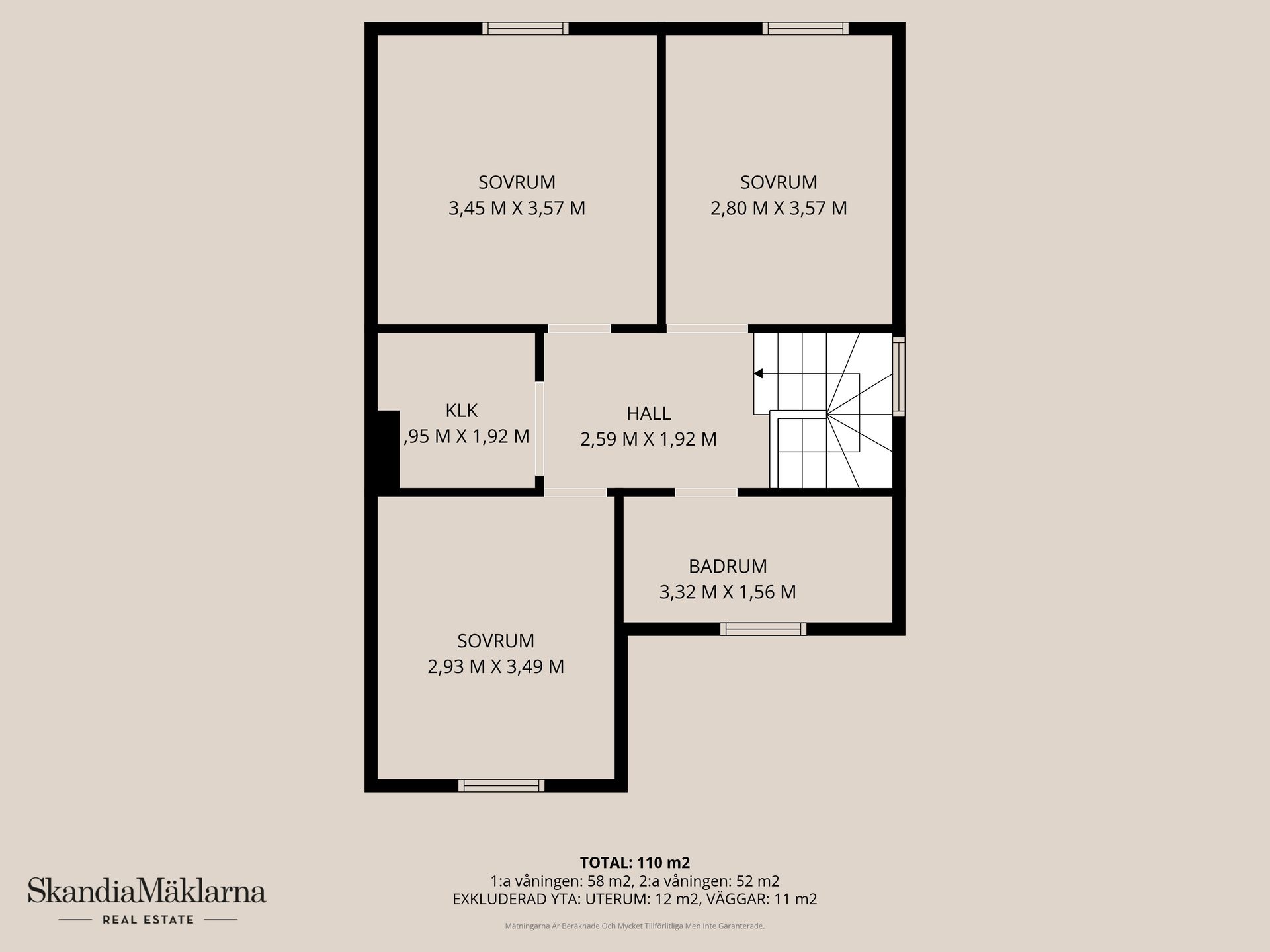 Radhus, Ulahallsvägen 42, Vä, Kristianstad
