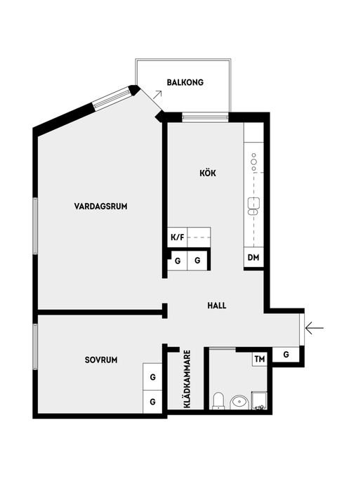 Bostadsrätt, Kanalvägen 20, 4tr, Roslags Näsby, Täby