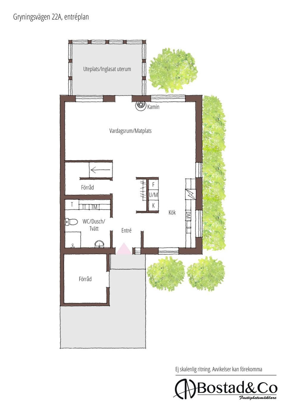 Villa, Gryningsvägen 22A, Ranagård, Halmstad