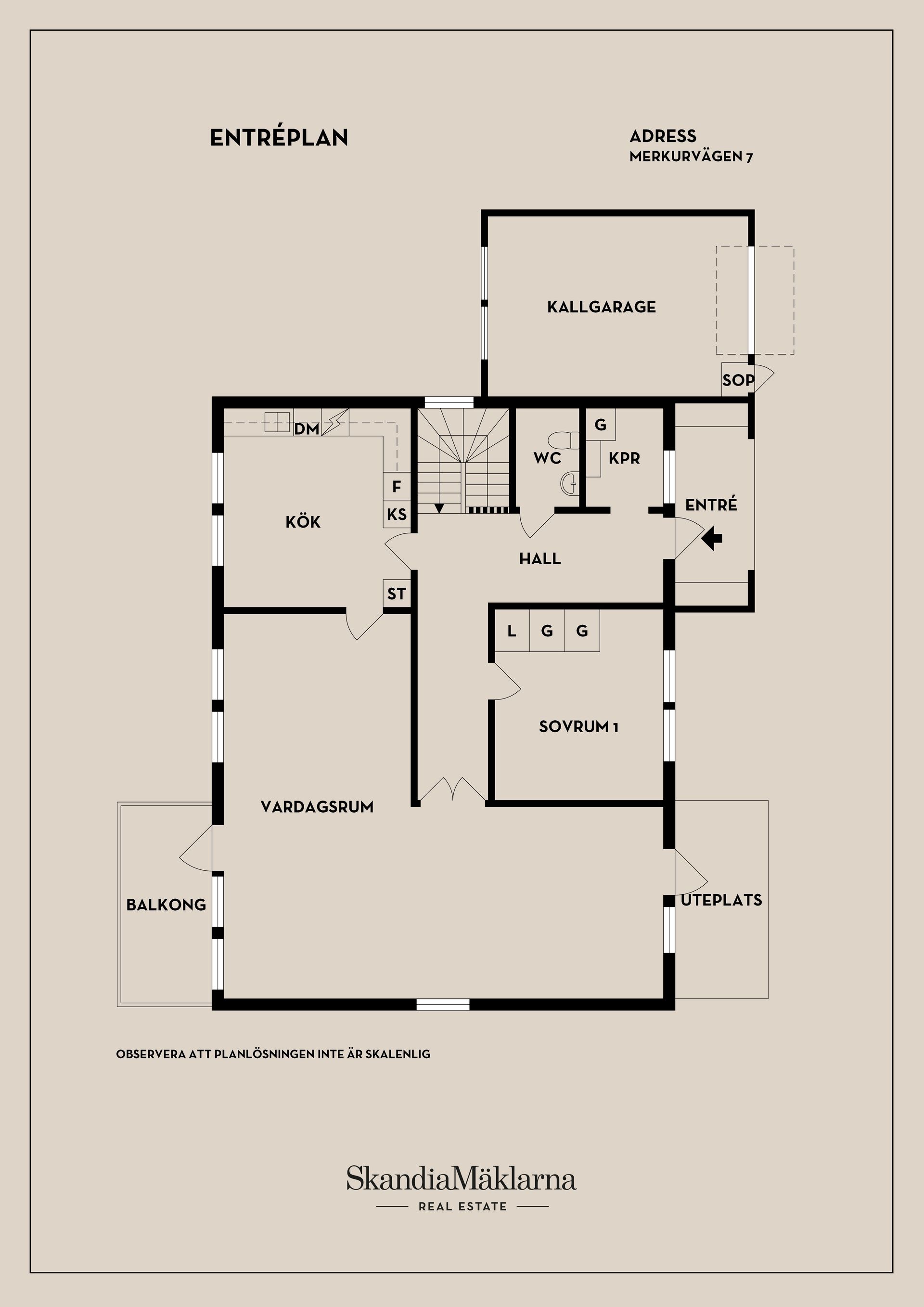 Villa, Merkurvägen 7, Övre Bredsand, Sundsvall