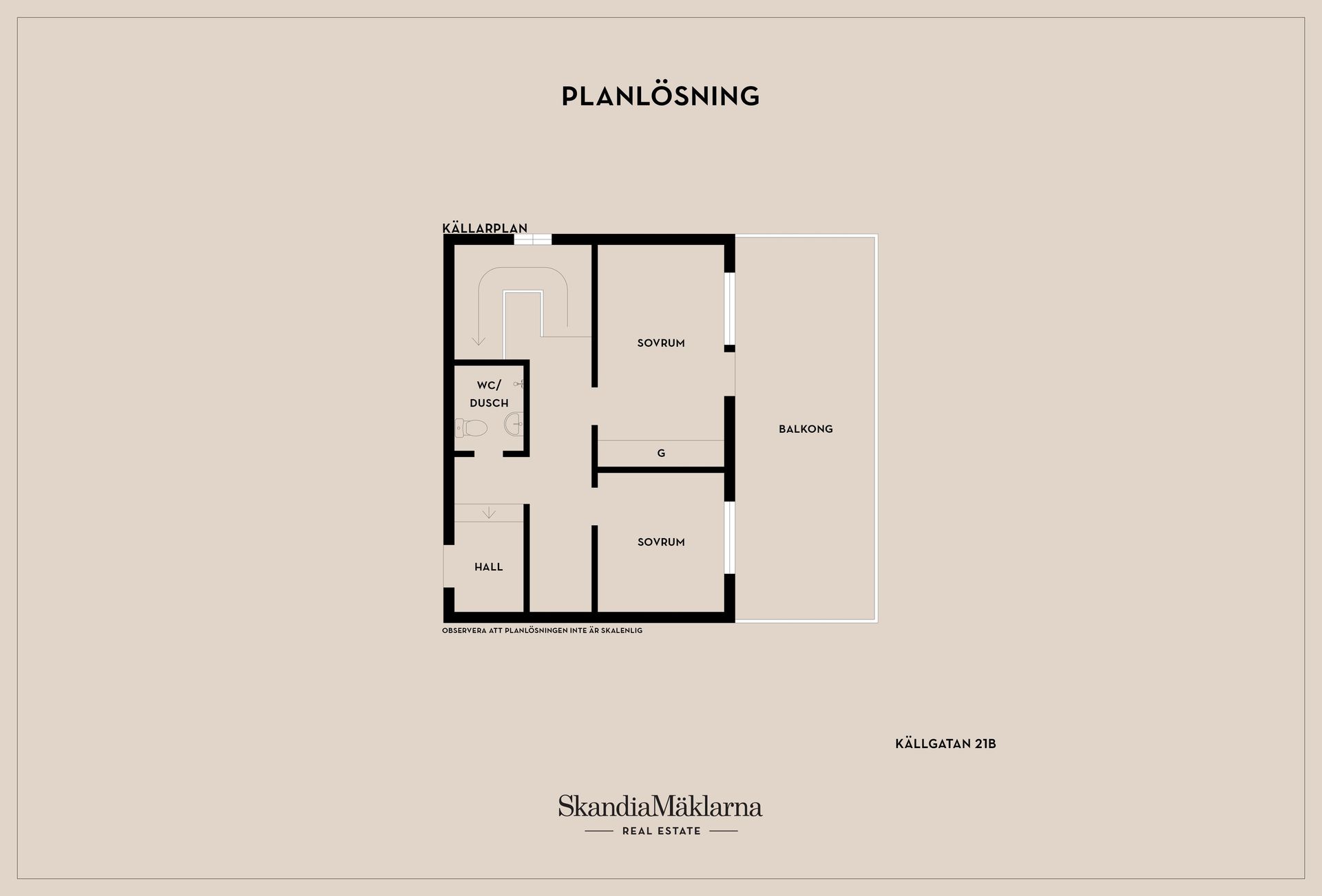 Bostadsrätt, Källgatan 21B, Malmköping, Flen