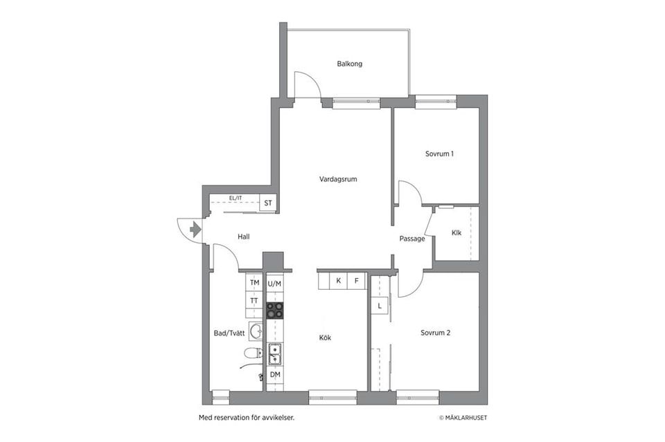 Bostadsrätt, Tullgarnsgatan 14, Industristaden/Kungsängen, Uppsala