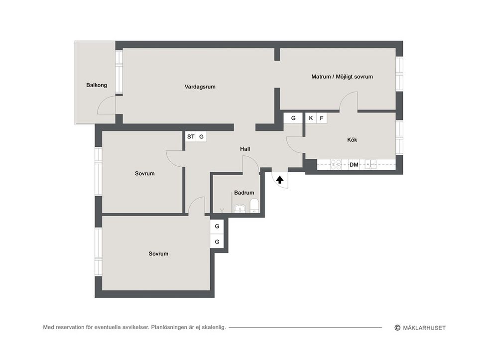 Bostadsrätt, Erik Dahlbergs Gata 33, Tågaborg, Helsingborg