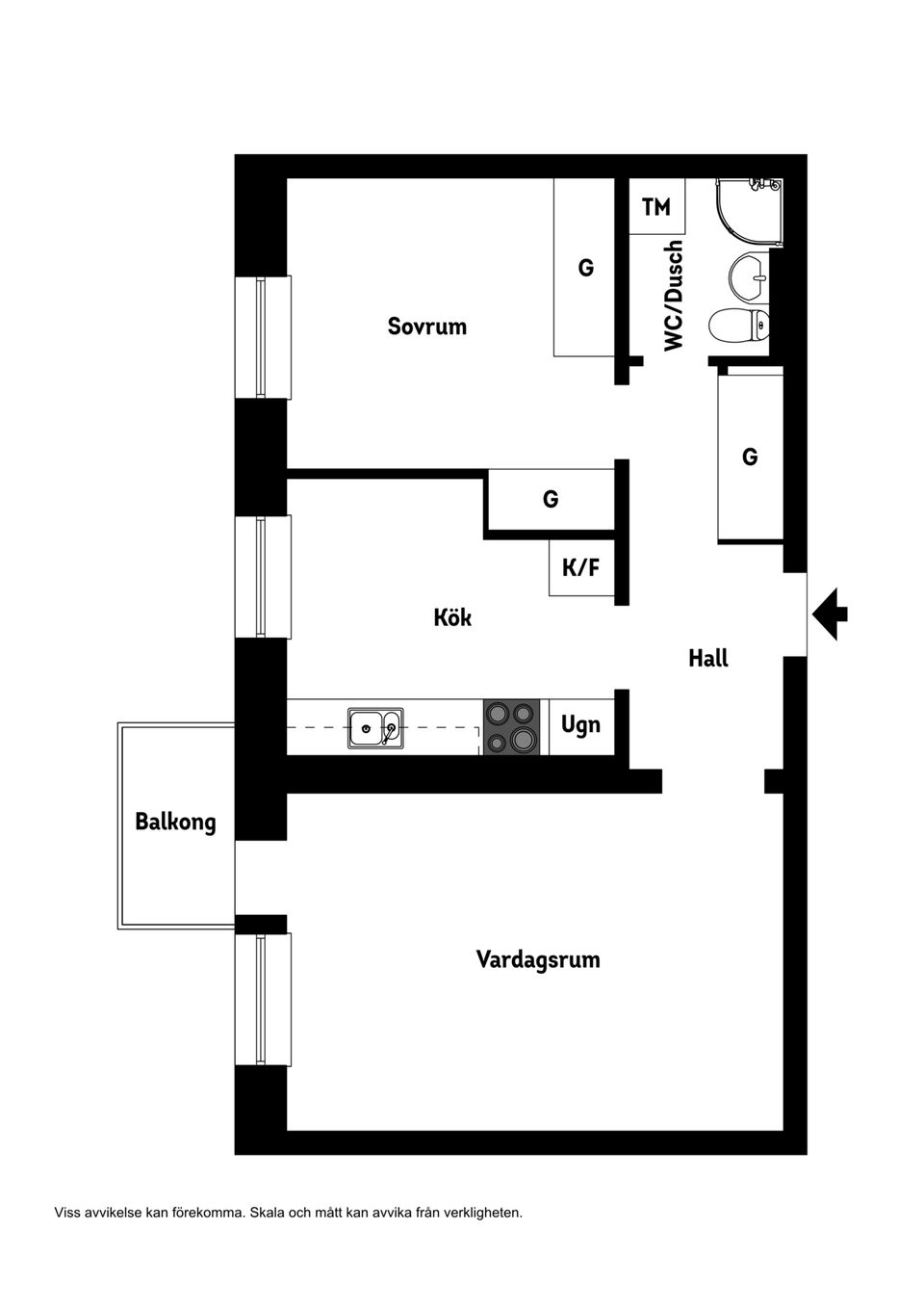 Bostadsrätt, Samuel Permans Gata 31C, Karlslund, Östersund