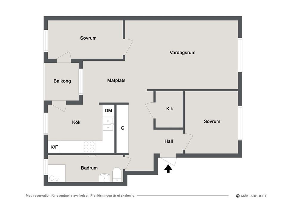 Bostadsrätt, Frontgatan 8B, Fredriksdal, Helsingborg