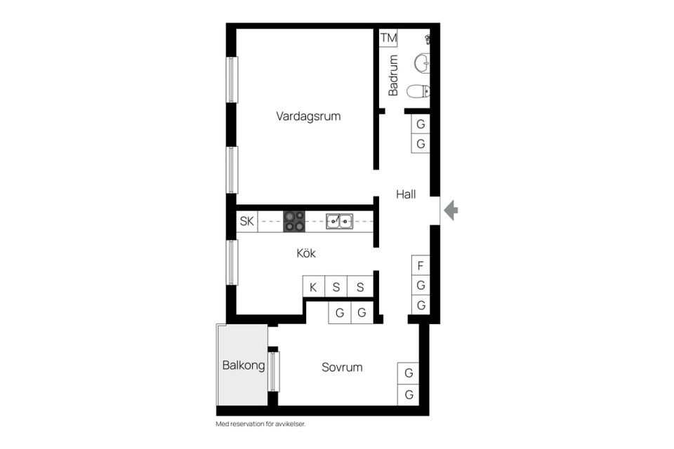 Bostadsrätt, Fridhemsvägen 27c, Finspång