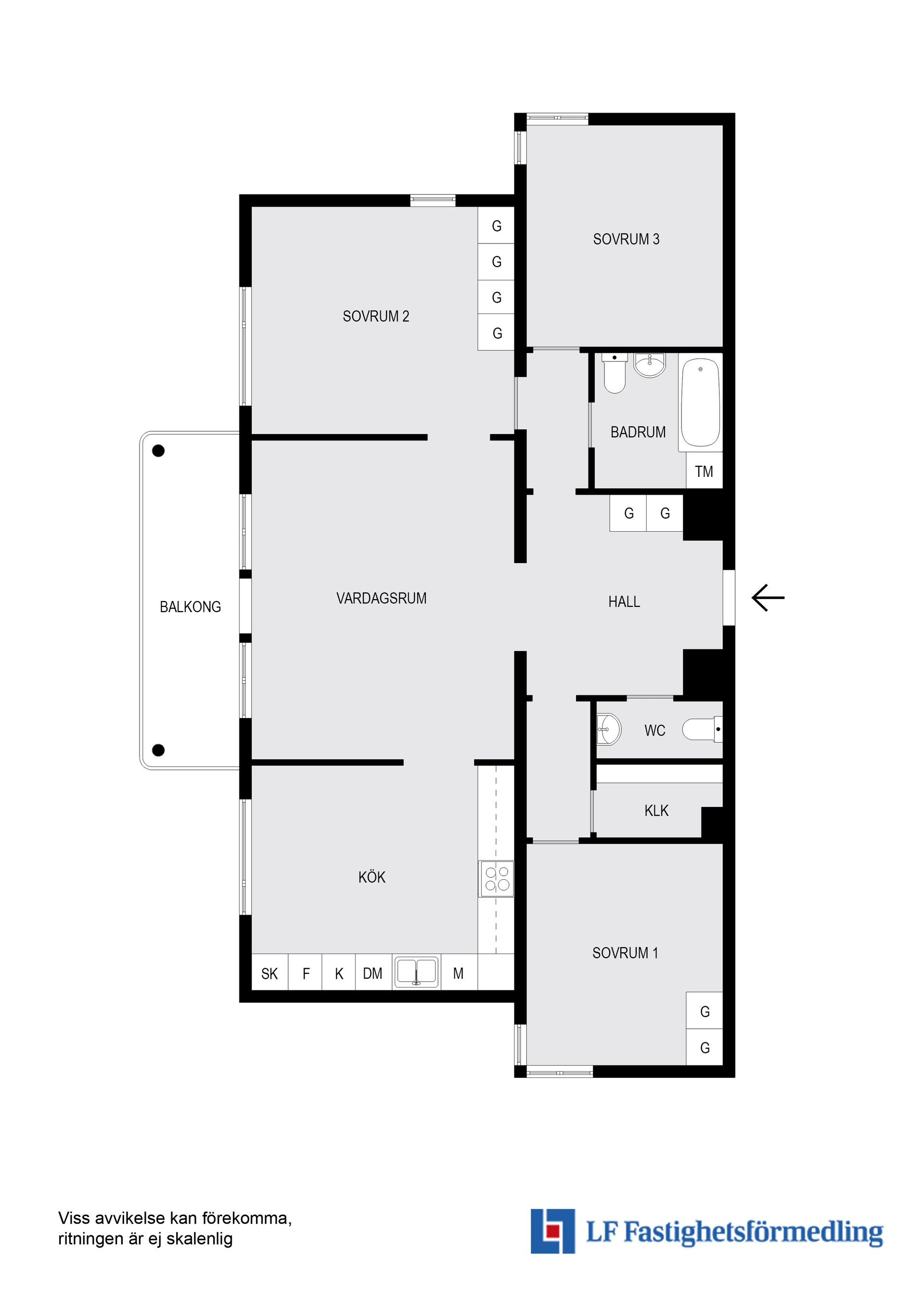 Bostadsrätt, Kalmgatan 23, Hammarbyhöjden, Stockholm