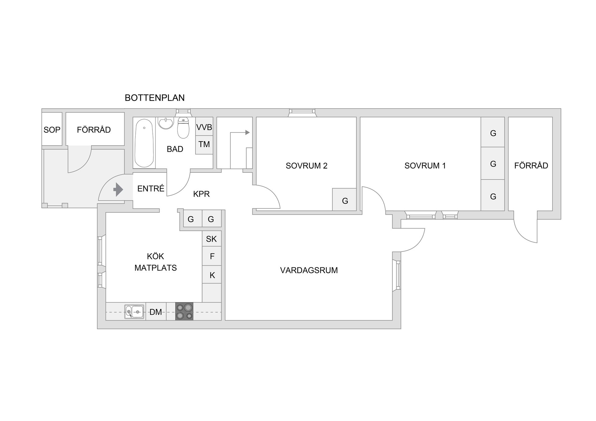 Bostadsrätt, Tarantellastigen 24, Kungsängen Södra Brunna, Upplands-Bro