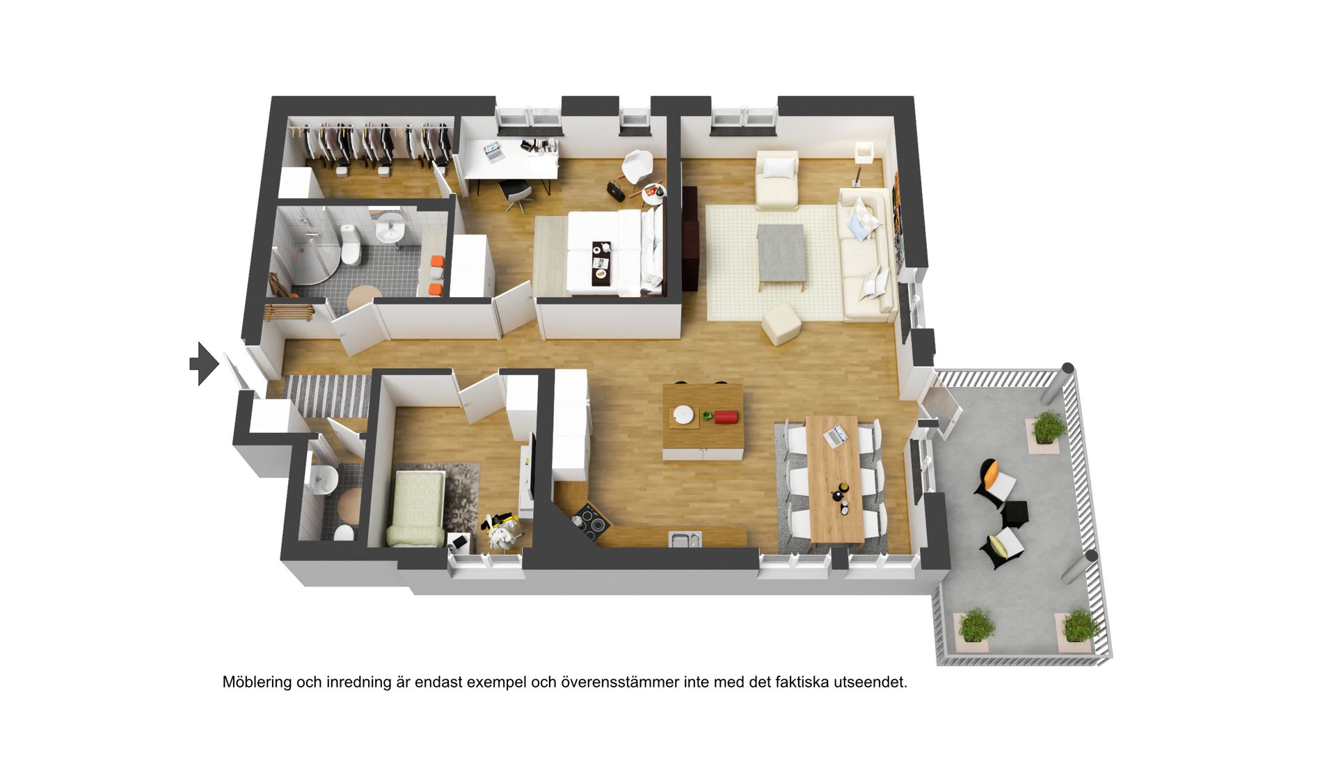 Bostadsrätt, Donners gränd 1B, Sandåkern, Umeå