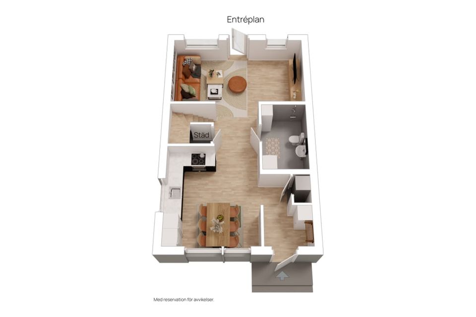 Radhus, Spireastigen 10a, Kristineslätt, Falkenberg