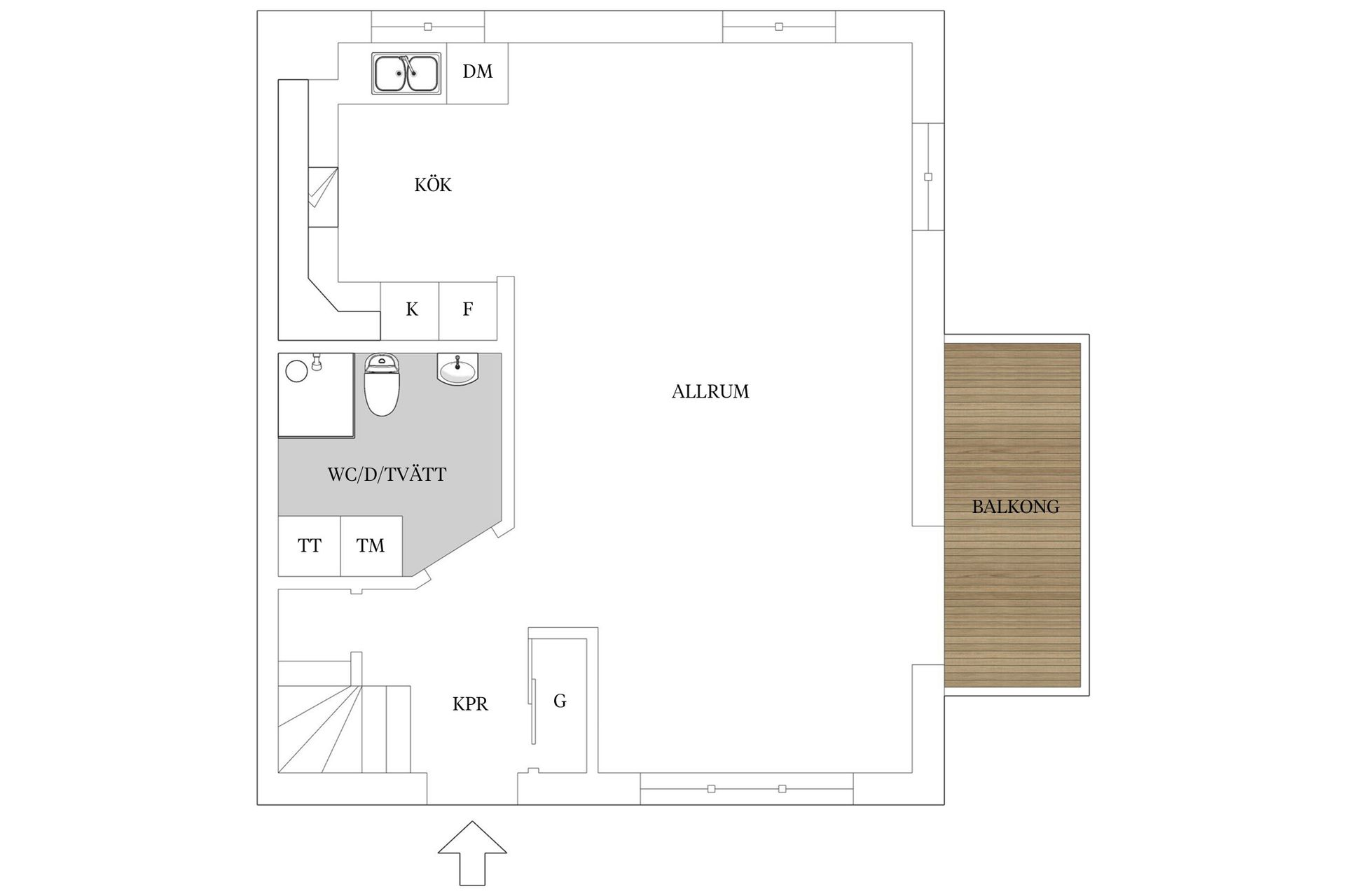Bostadsrätt, Kungsgårdsvägen 54D, Skälby , Kalmar