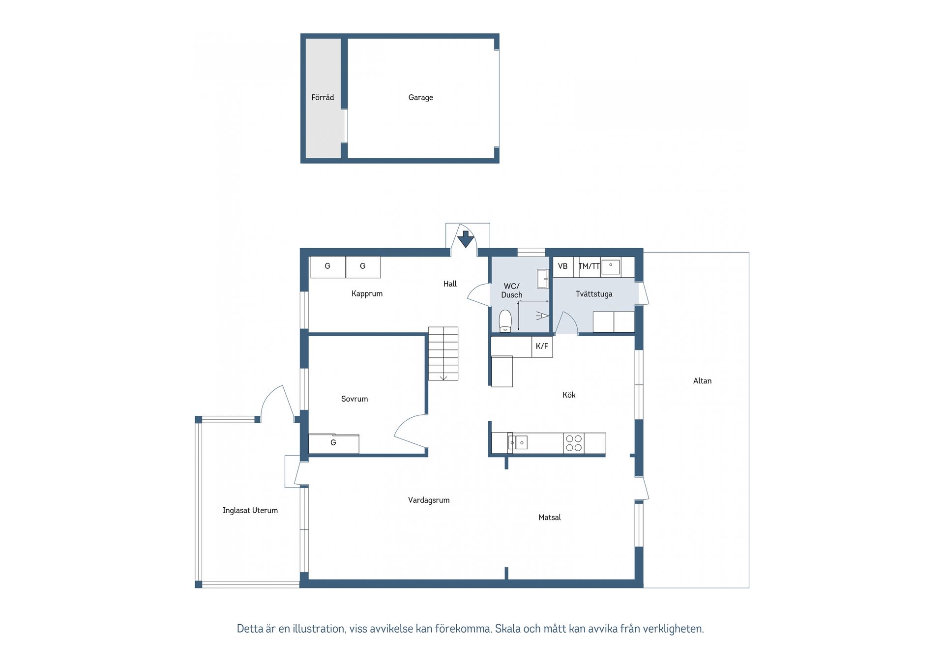 Villa, Radhus, Sågargränd 2, Södra Ryd, Skövde