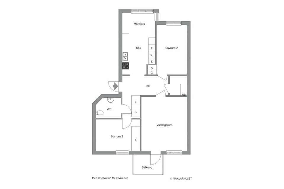 Bostadsrätt, Larslundavägen 10b, Centralt, Strängnäs