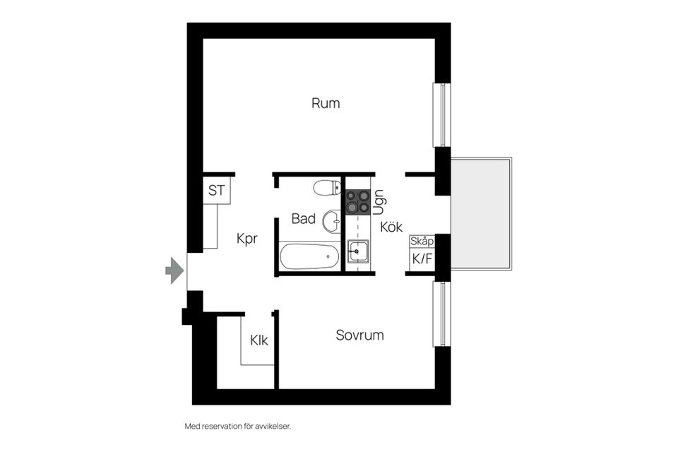 Bostadsrätt, Börjegatan 7, Främre Luthagen, Uppsala