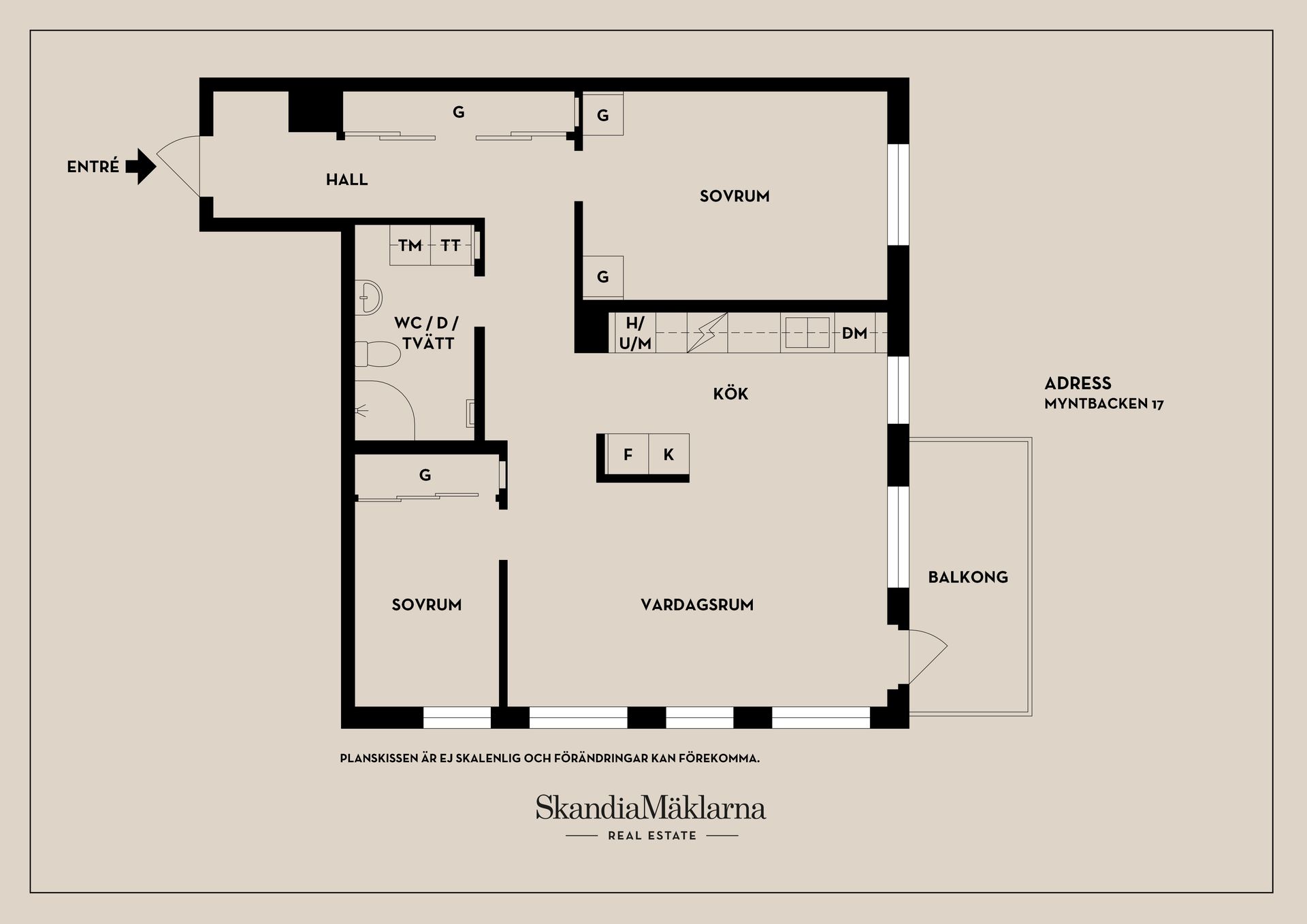 Bostadsrätt, Myntbacken 17, Svinninge, Österåker