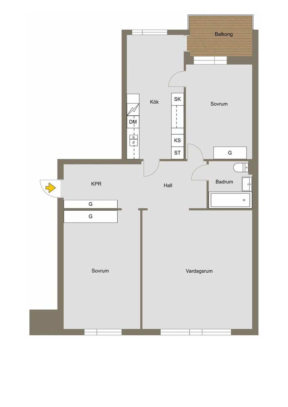 Bostadsrätt, Harmonigatan 14, Skönsmon, Sundsvall