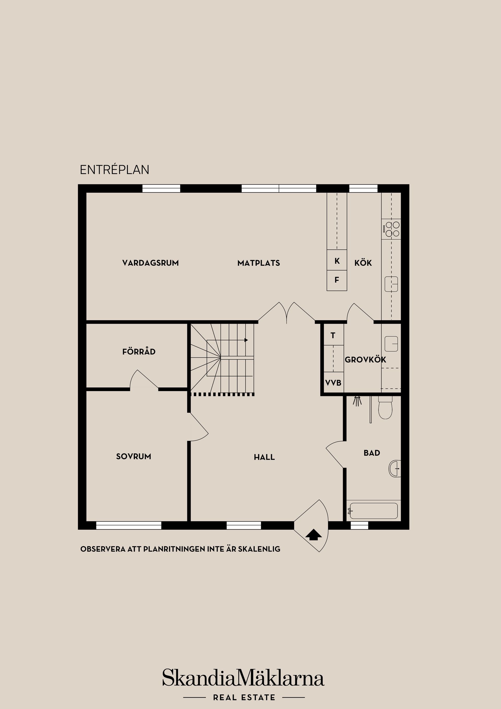 Radhus, Milvägen 4, Rudboda/Nilstorp, Lidingö