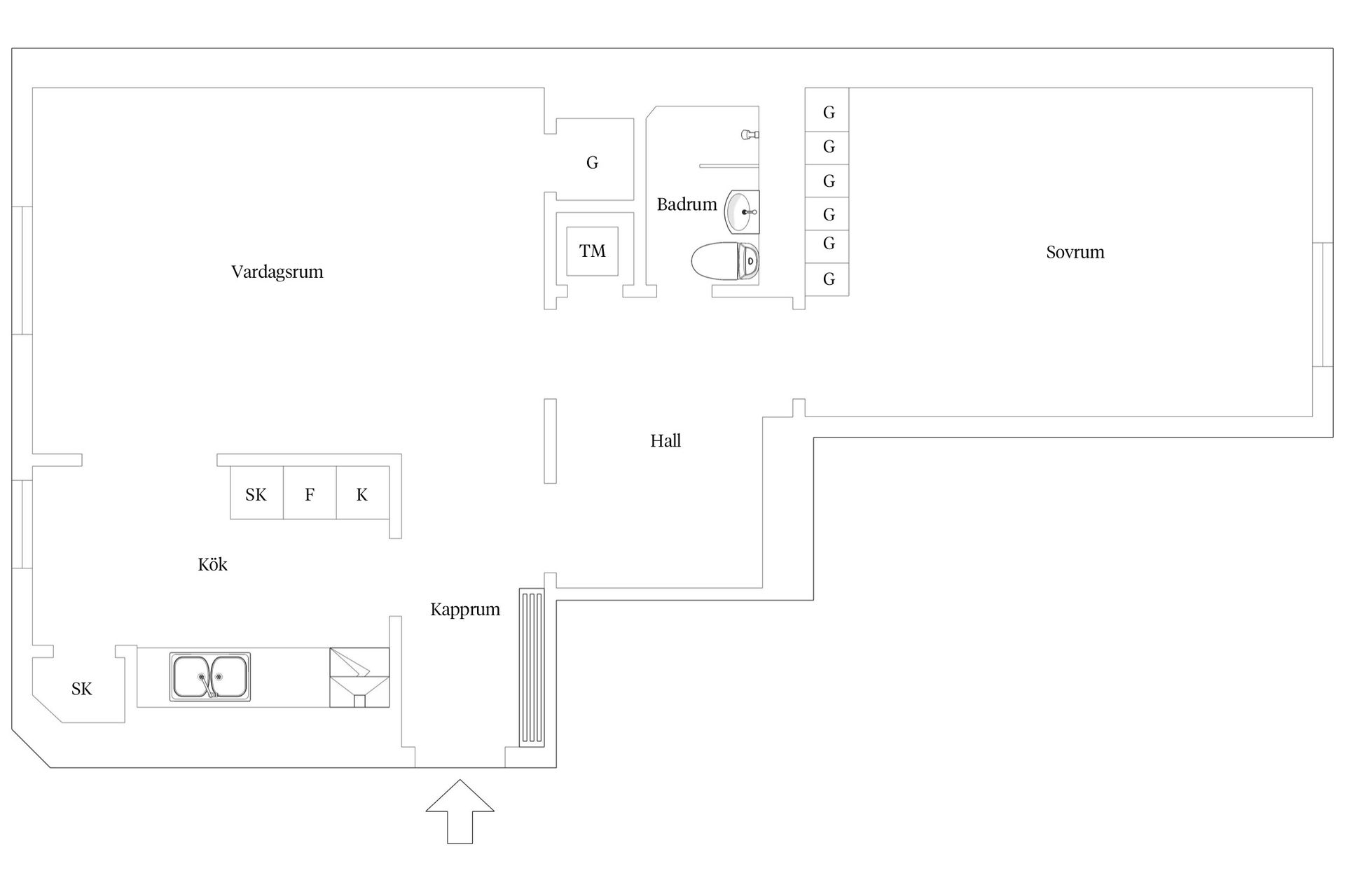 Bostadsrätt, Gotlandsgatan 71, 5 tr, Södermalm Katarina, Stockholm