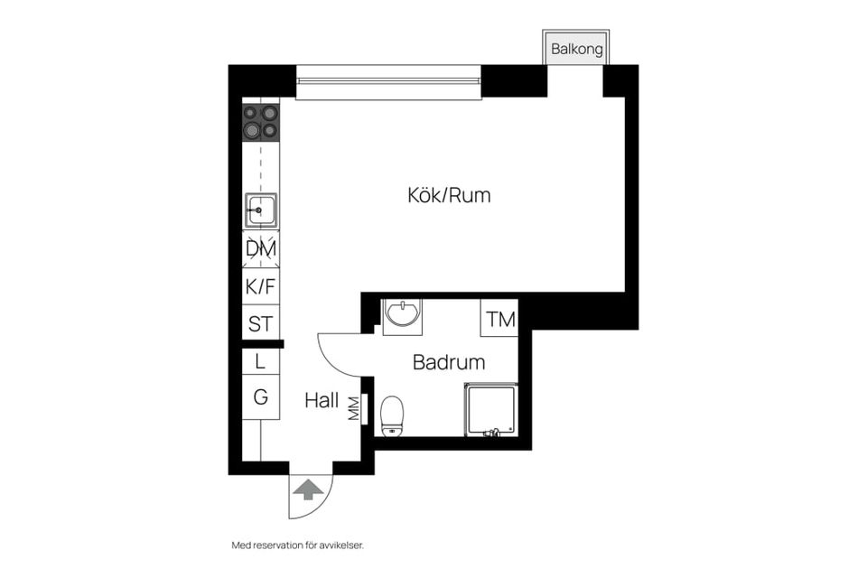 Bostadsrätt, Dekangatan 10, Norra Rosendal, Uppsala