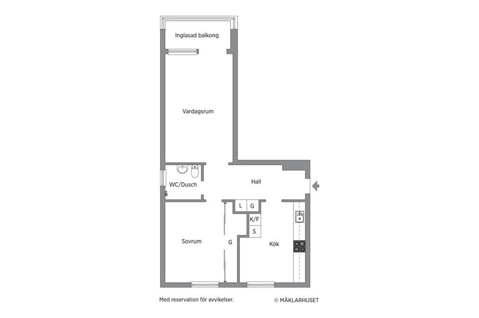 Bostadsrätt, Axtorpsvägen 23B, Berghem, Umeå