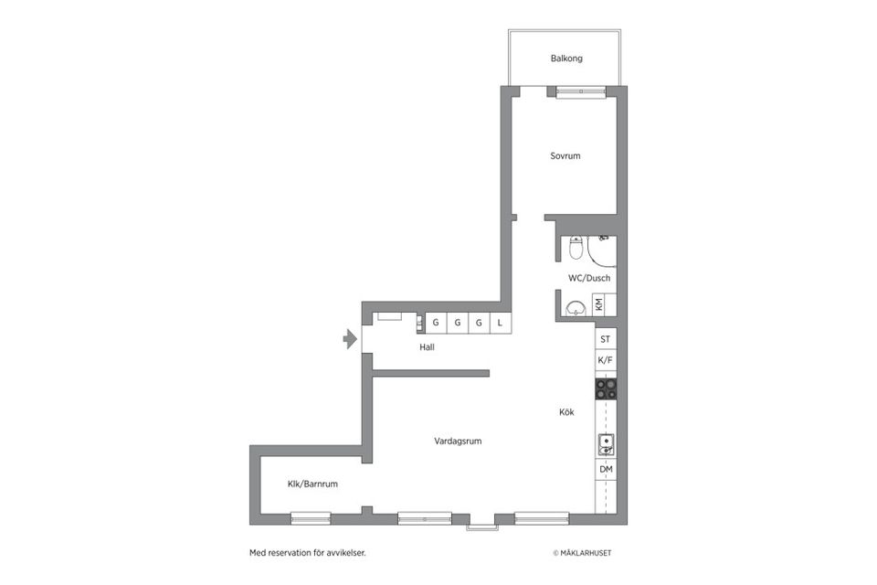Bostadsrätt, Klädesvägen 34, Riksby, Stockholm