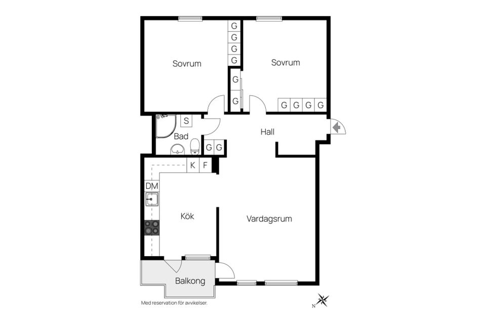 Bostadsrätt, Näverstigen 7, Borås