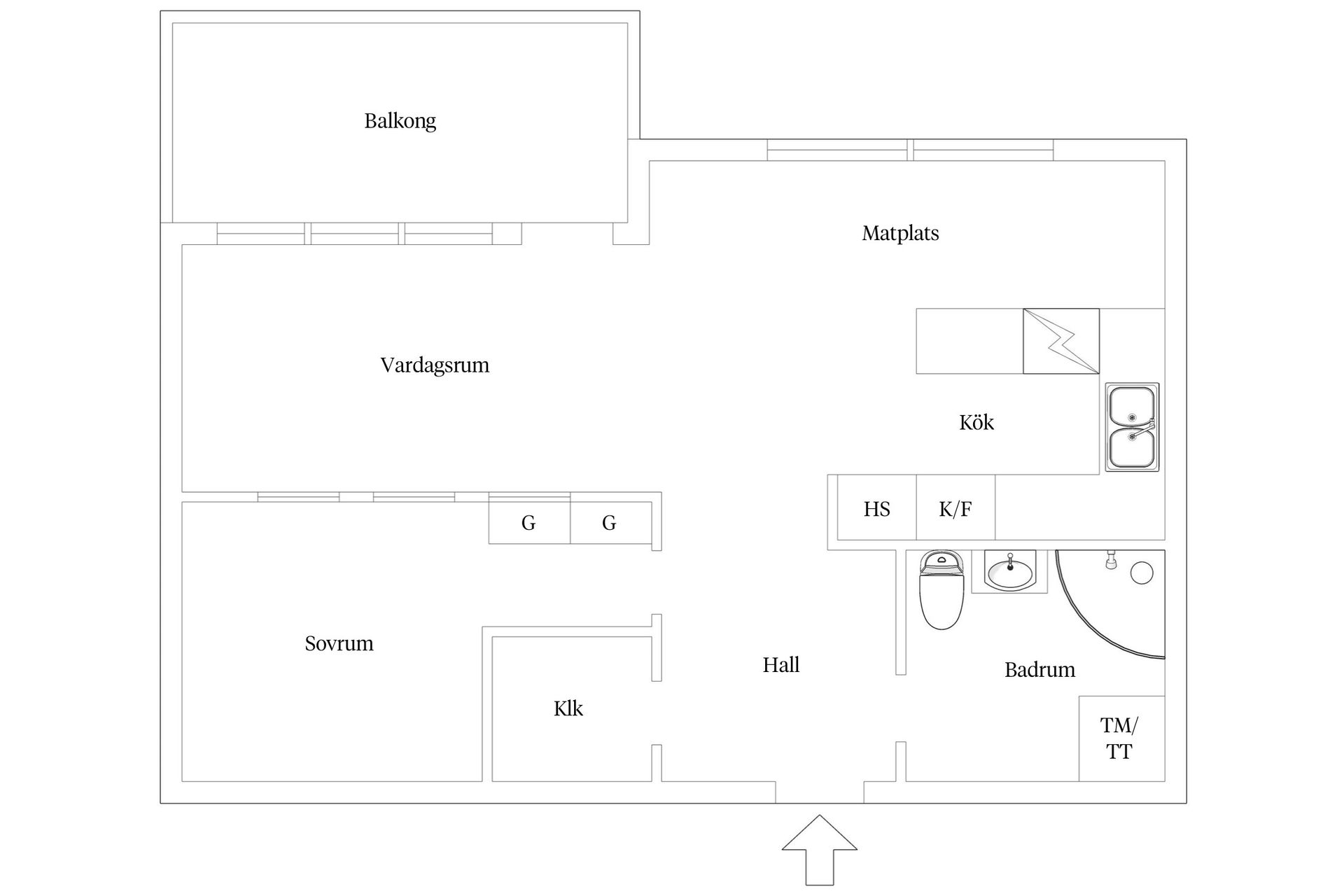 Bostadsrätt, Klostergatan 20, Strängnäs Centralt, Strängnäs