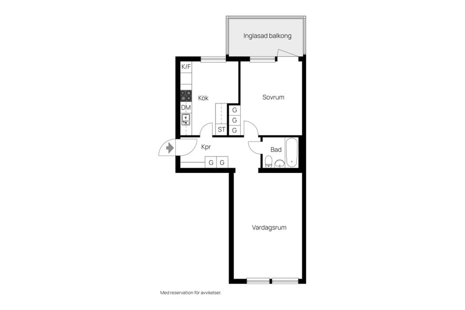 Bostadsrätt, Dalgatan 36B, Sallyhill, Sundsvall