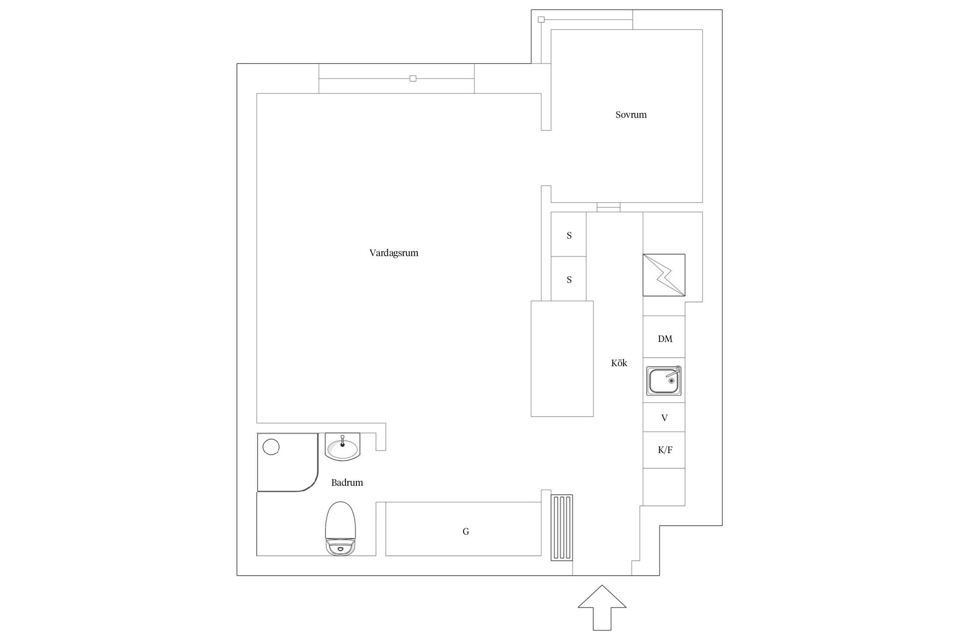 Bostadsrätt, Fridhemsgatan 60, 2tr, Kungsholmen - Fridhemsplan, Stockholm