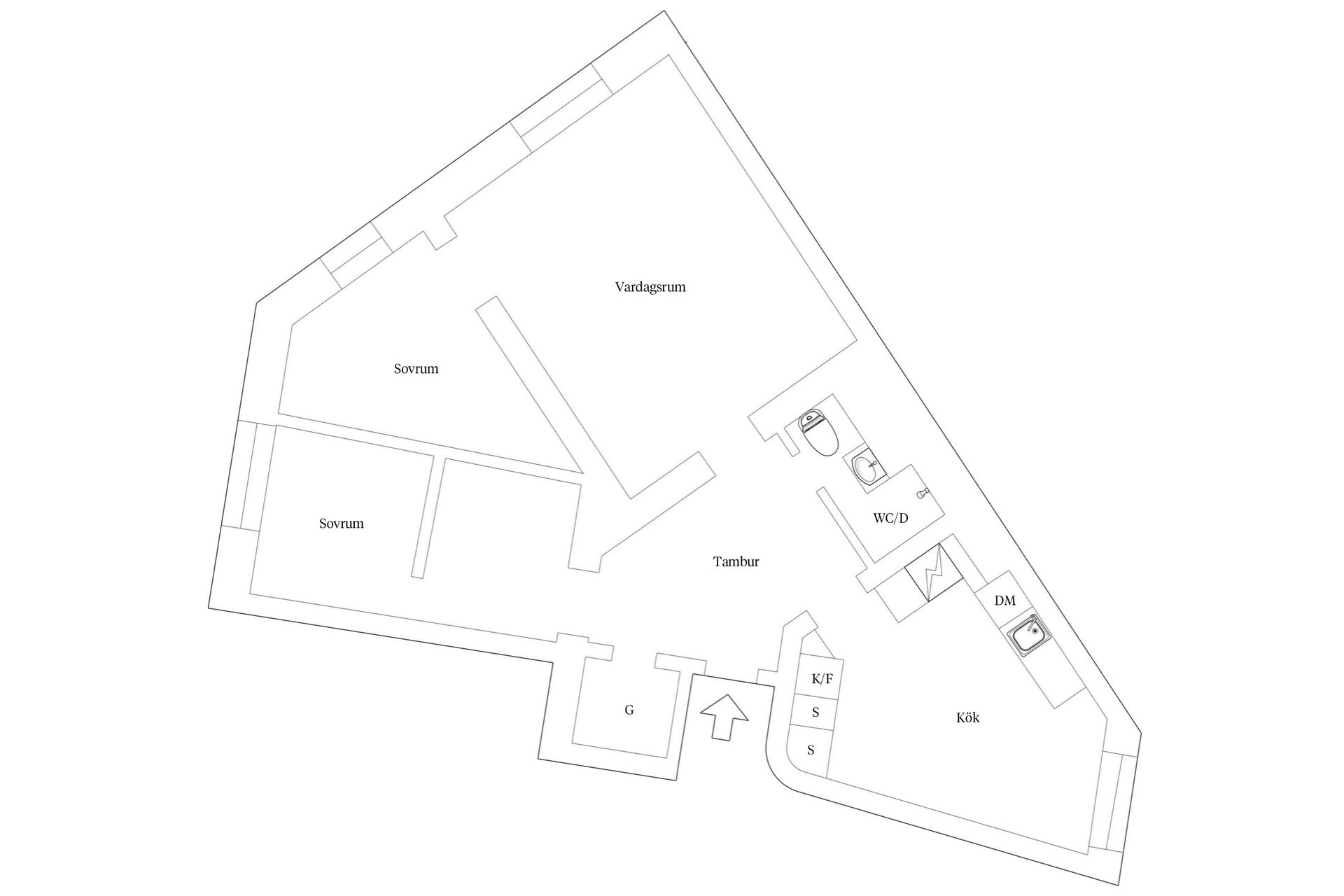 Bostadsrätt, Assessorsgatan 18C, Södermalm Maria, Stockholm
