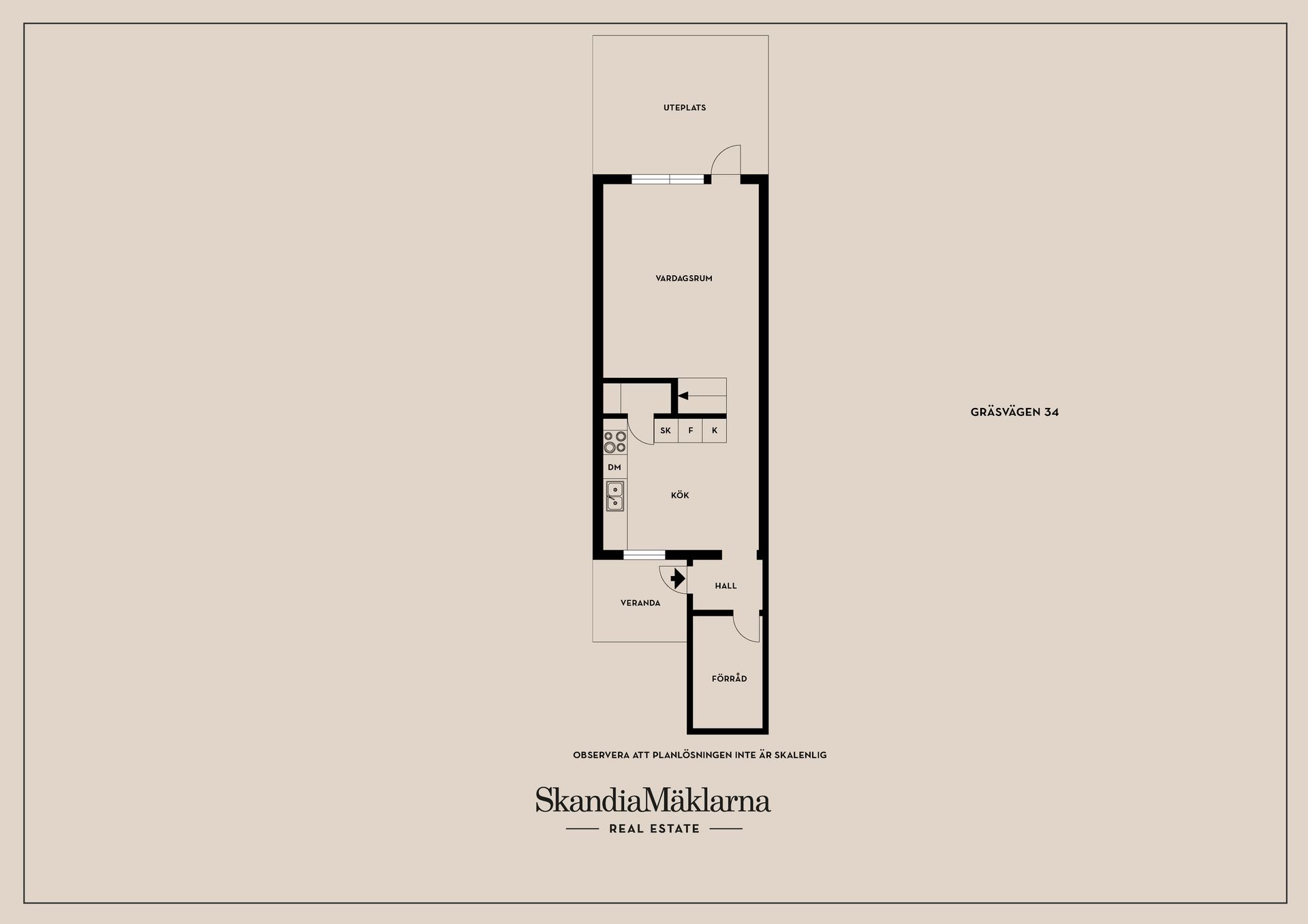 Radhus, Gräsvägen 34, Huddinge Kynäs, Huddinge