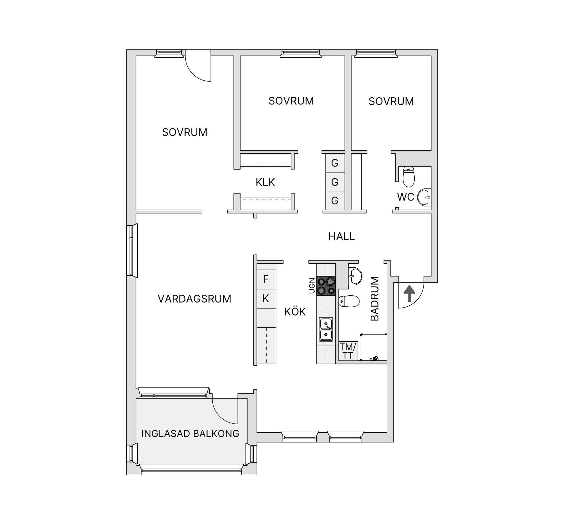 Bostadsrätt, Tullhusgatan 25, Orrholmen, Karlstad