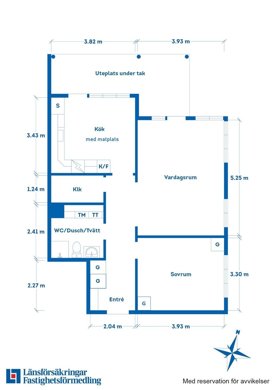 Bostadsrätt, Johan III:s väg 15B, 1 vån, Vadstena