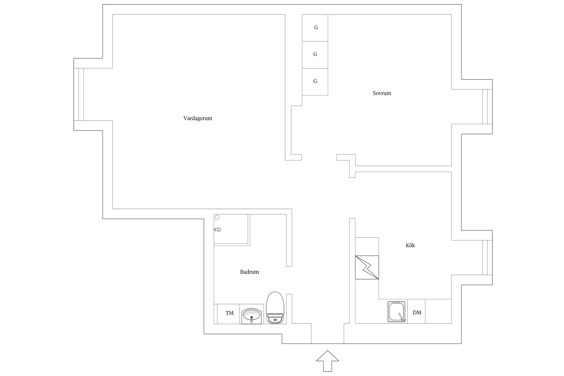 Bostadsrätt, Soltergatan 1D, Västervång, Ystad