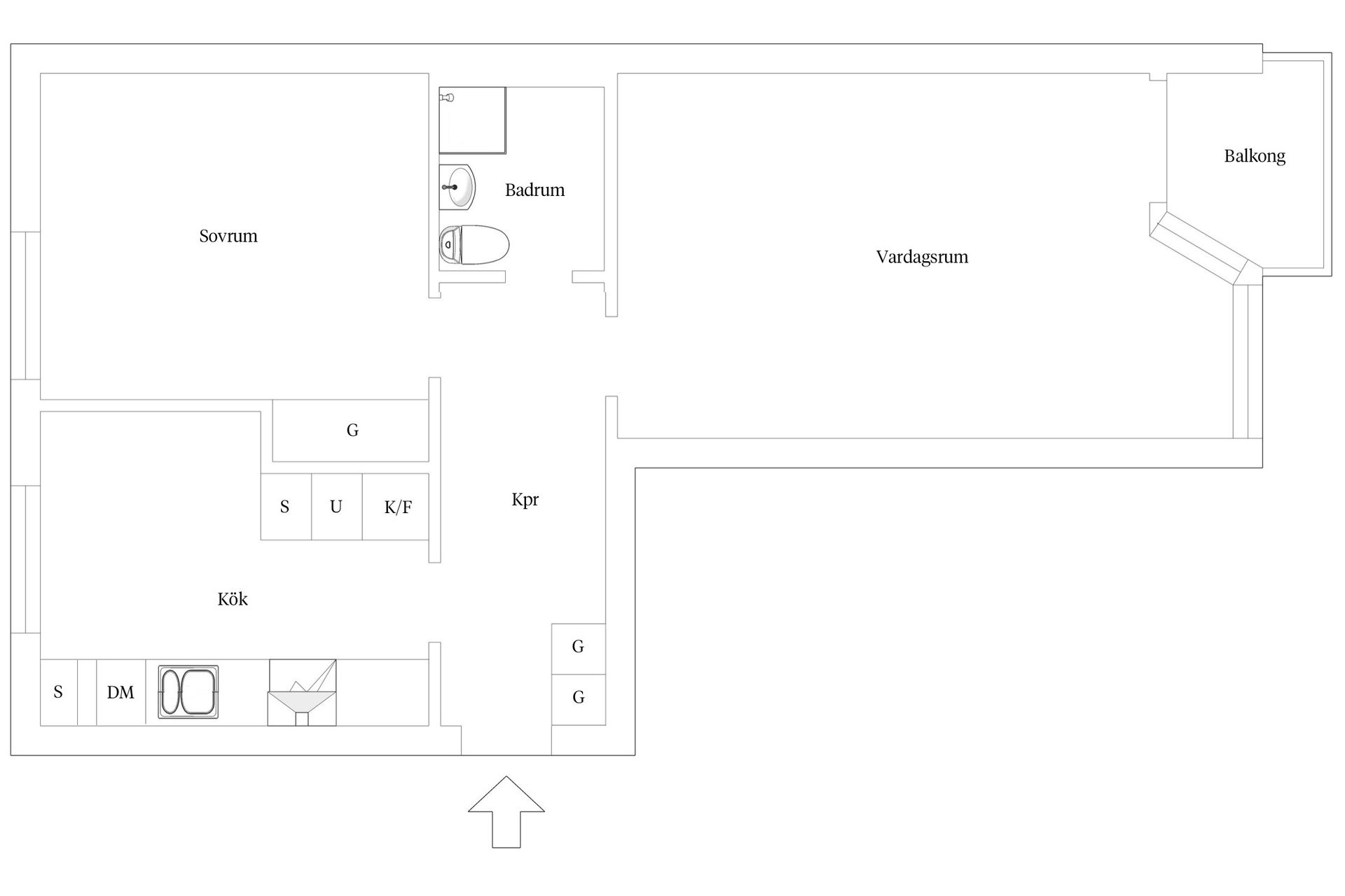 Bostadsrätt, Pär Lagerkvists väg 2C, Gamla Norr, Växjö