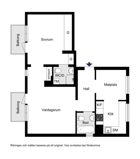 Bostadsrätt, Boktryckarvägen 5, vån 3/3, Aspudden/Telefonplan/Hägerstensåsen, Stockholm