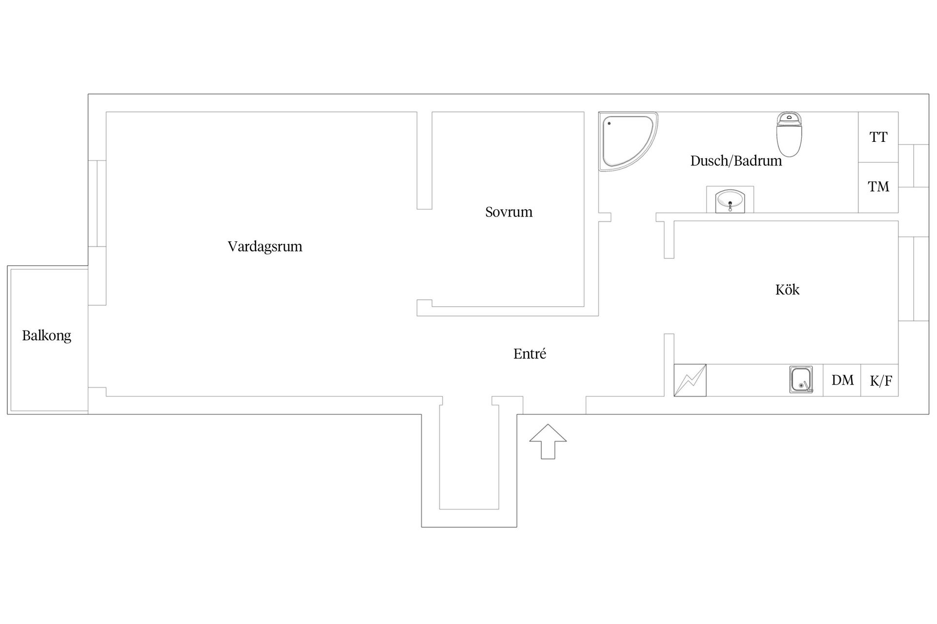 Bostadsrätt, Karl X Gustavs gata 30, Tågaborg, Helsingborg