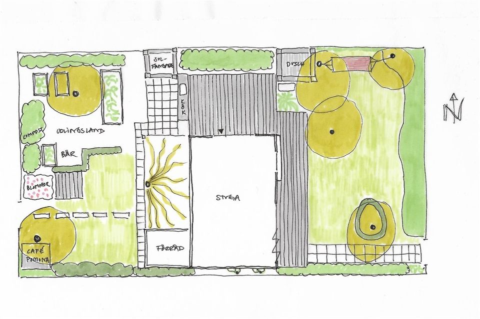 Atriumfritidshus, Celsiusgatan 24, Värnhem, Malmö