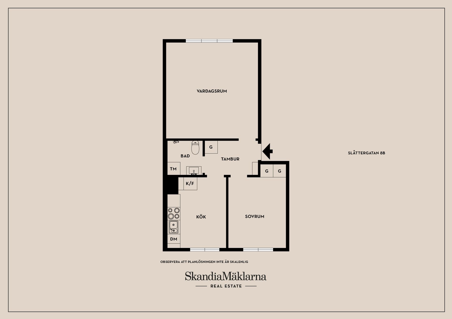 Bostadsrätt, Slåttergatan 8B, Tannefors, Linköping