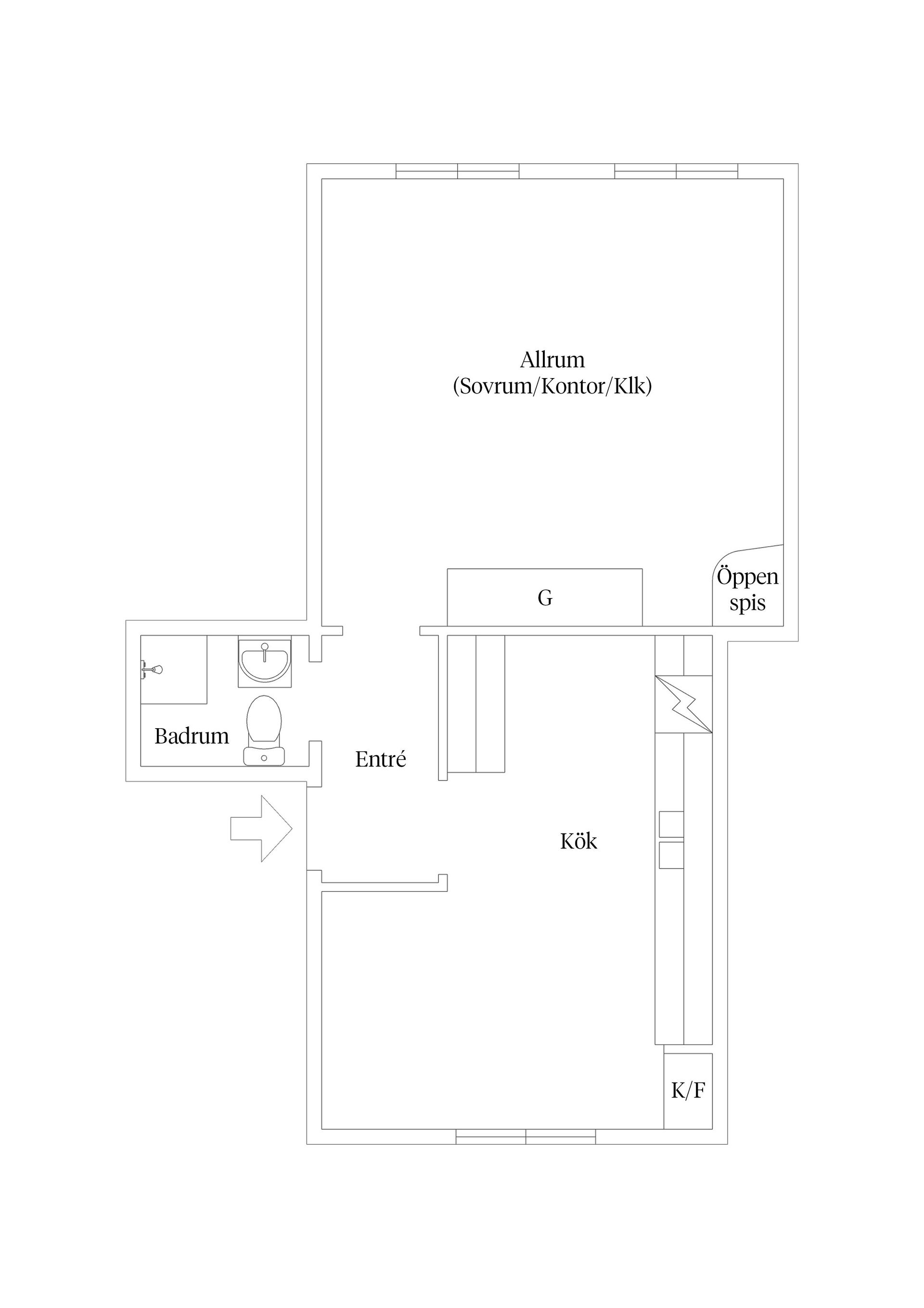 Bostadsrätt, Sörbygatan 70A, Söder, Gävle