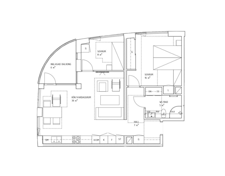 Bostadsrätt, Södra Skeppsbron 24, Brynäs, Gävle