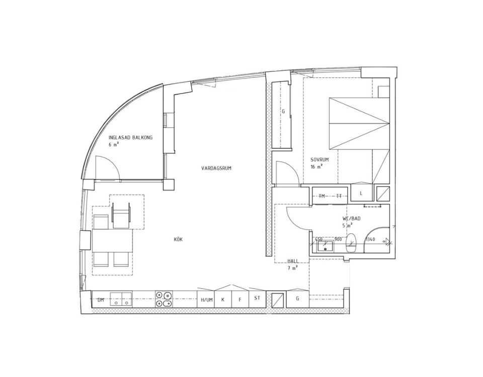Bostadsrätt, Södra Skeppsbron 24, Brynäs, Gävle