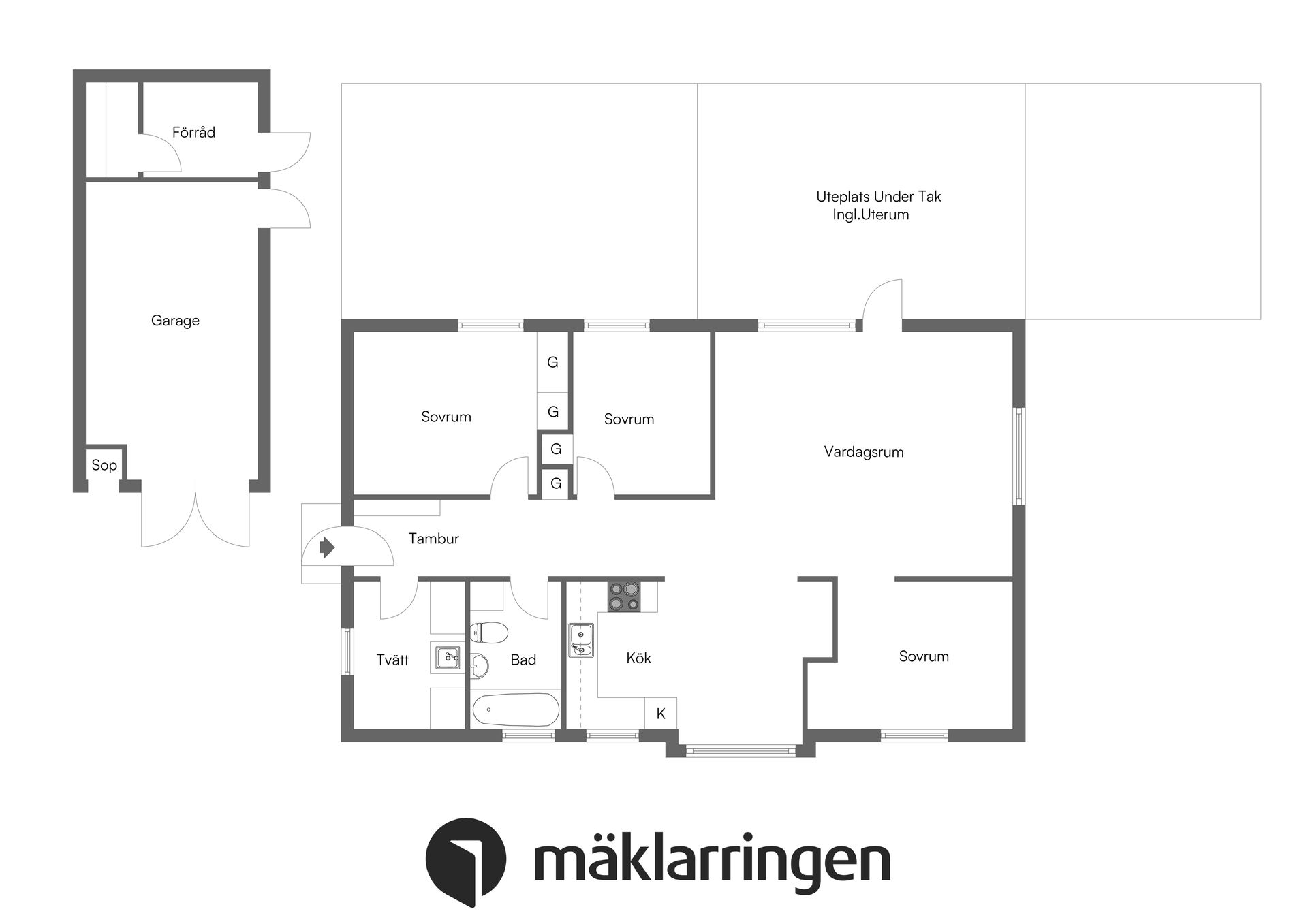 Villa, Stränggatan 13, Korsängen, Enköping