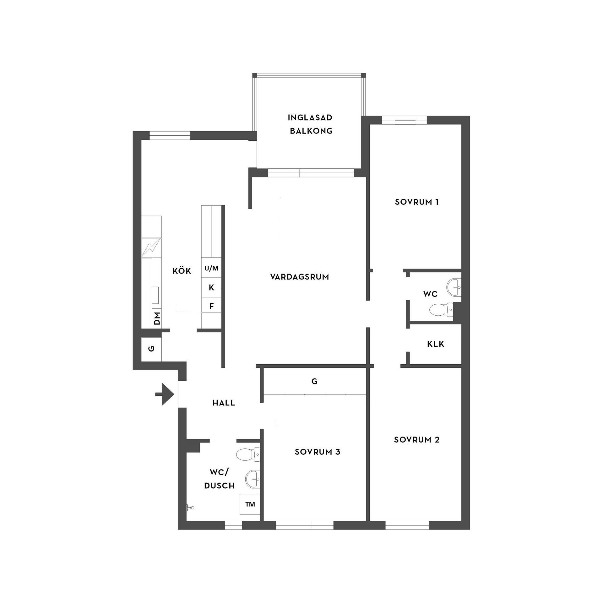 Bostadsrätt, Tomtebogatan 4C, Eskilstuna