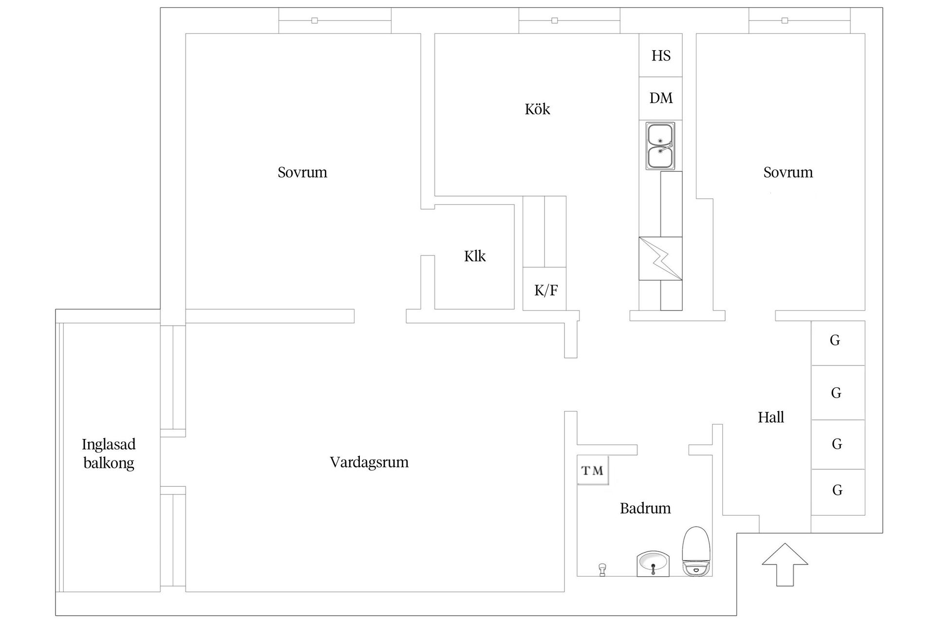 Bostadsrätt, Rekylgatan 2, Haga, Västerås