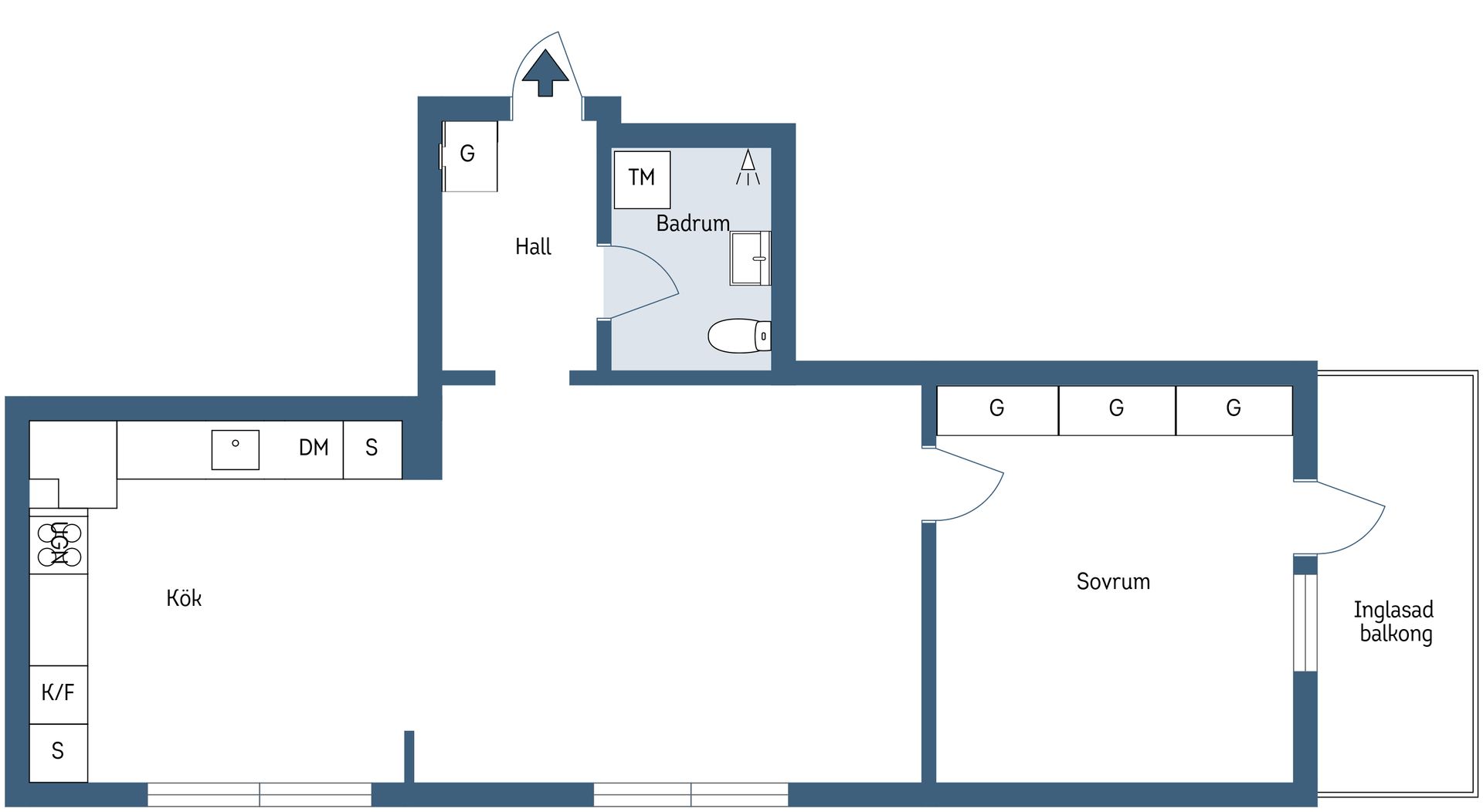 Bostadsrätt, Ängsbacken 6, Björknäs, Nacka