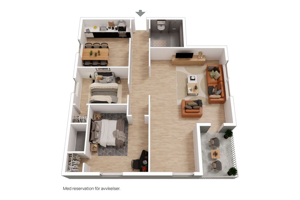 Bostadsrätt, Skolgatan 1A, Anderslöv, Trelleborg